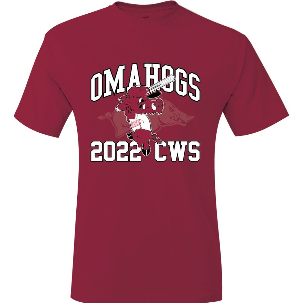 Arkansas Razorbacks 2022 College World Series CWS Omahogs T-Shirt